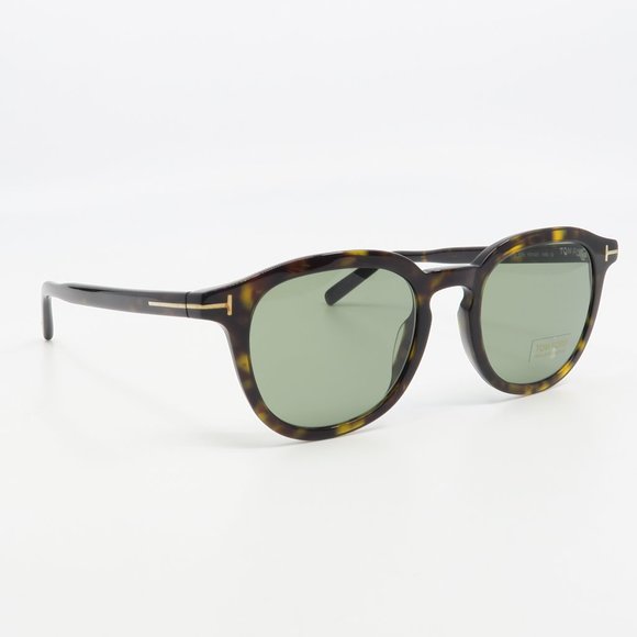 Tom Ford TF816 52N New Tortoise/ Green PAX Sunglasses 51mm with defect - Picture 3 of 6
